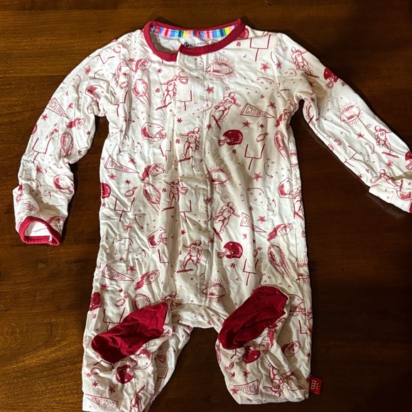 Magnetic Me Kids Pajamas - Red Space Adventure - Picture 3 of 3